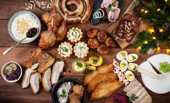 Dansk frokost buffet med 7 Retter