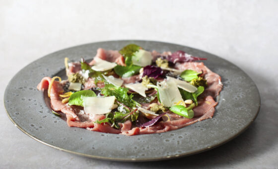Carpaccio af Oksefilet.