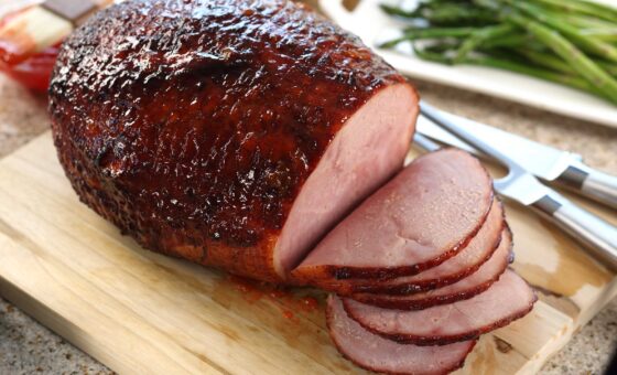 Glaseret Herregårdsskinke.