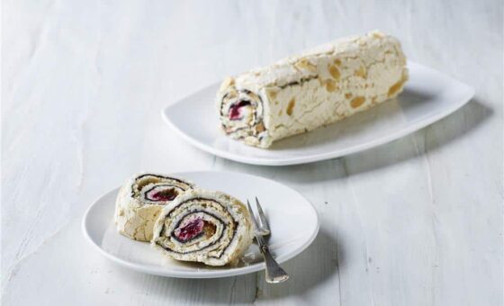 Fragilite Roulade Med Hindbær Og Chokolade