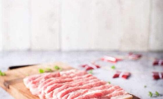 stegt flæsk rå red