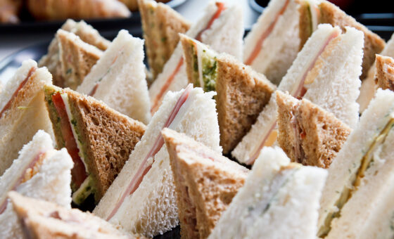 Klassisk trekants sandwich