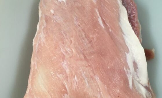 Slag til rullepølse eller rullesteg af Augustus gris.